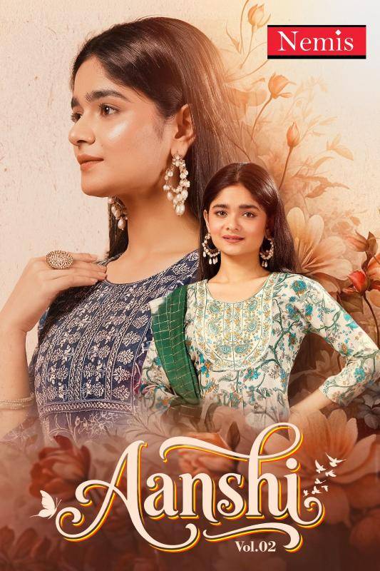 Nemis aanshi vol 2 Kurti wholesale online